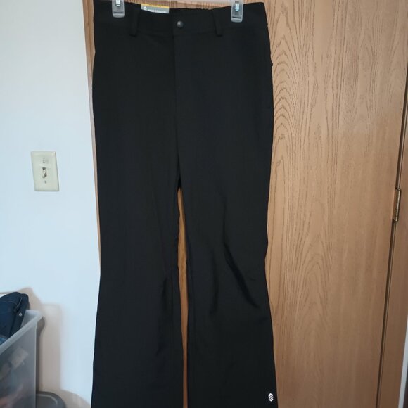 NEW Free Country Men's Wind/Water Resistant Flex Softshell Ski Pant Jet Black M - Picture 6 of 9